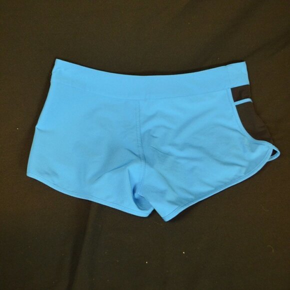 Womens ASICS Swim Trunks Shorts Ocean Blue 7 (Jrs) - Picture 2 of 2